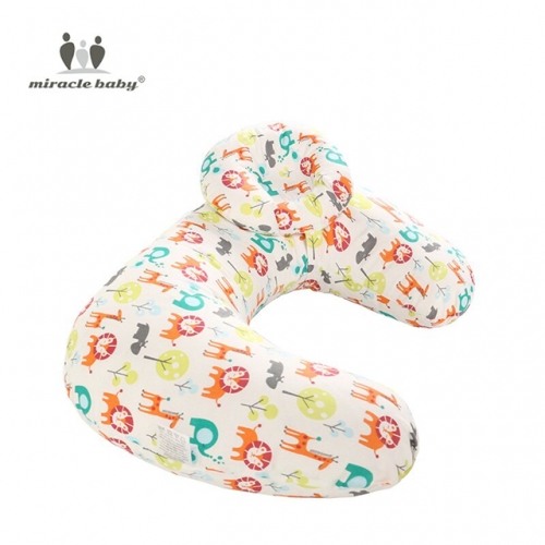 Miracle Baby Multi Function Nursing Pillow Maternity Pillow U-Shaped Breastfeeding Pillow Cotton Feeding Waist Support Cushion