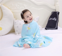 Bamboo Swaddle Blankets Muslin Cotton Large Swaddling Wrap Shower Gift Double Layers  Receiving Blankets 47''x 47''
