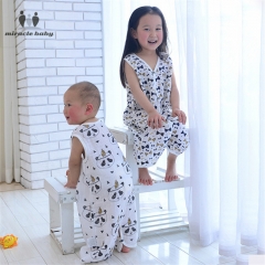 Miracle Baby Cotton Muslin Baby Sleeping Bag Single Layer Kids Sleepwear Infant Sleepsacks Size S,M,L For 0-3 Years Old