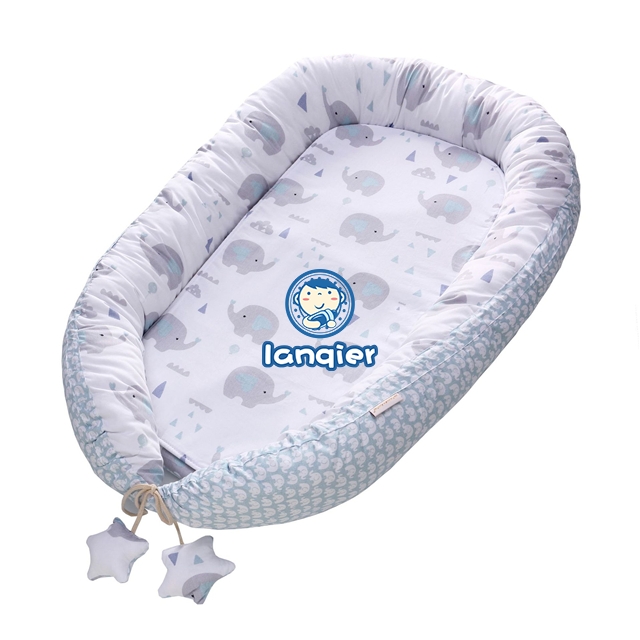 100 Organic Cotton Baby Baby Lounger Bed Bassinet