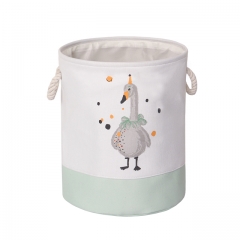 Miracle Baby Canvas Storage Basket, Multifunction Waterproof Foldable Laundry Hamper Bucket  for  Kids Toy Nursery Laundry