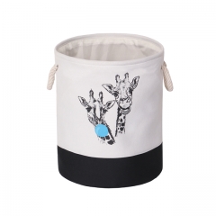 Miracle Baby Canvas Storage Basket, Multifunction Waterproof Foldable Laundry Hamper Bucket  for  Kids Toy Nursery Laundry