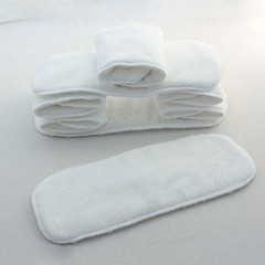 Miracle Baby Cloth Inserts for Diapers Pants Reusable Liner Super Absobent Cloth Diapers 5 Pack 13.4''X5.9''