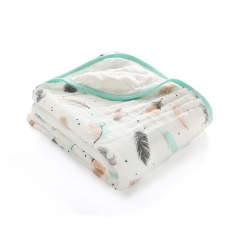 Swaddles,100% Cotton Muslin Blankets, 59''x 47'' with Double Layer,Extra Soft